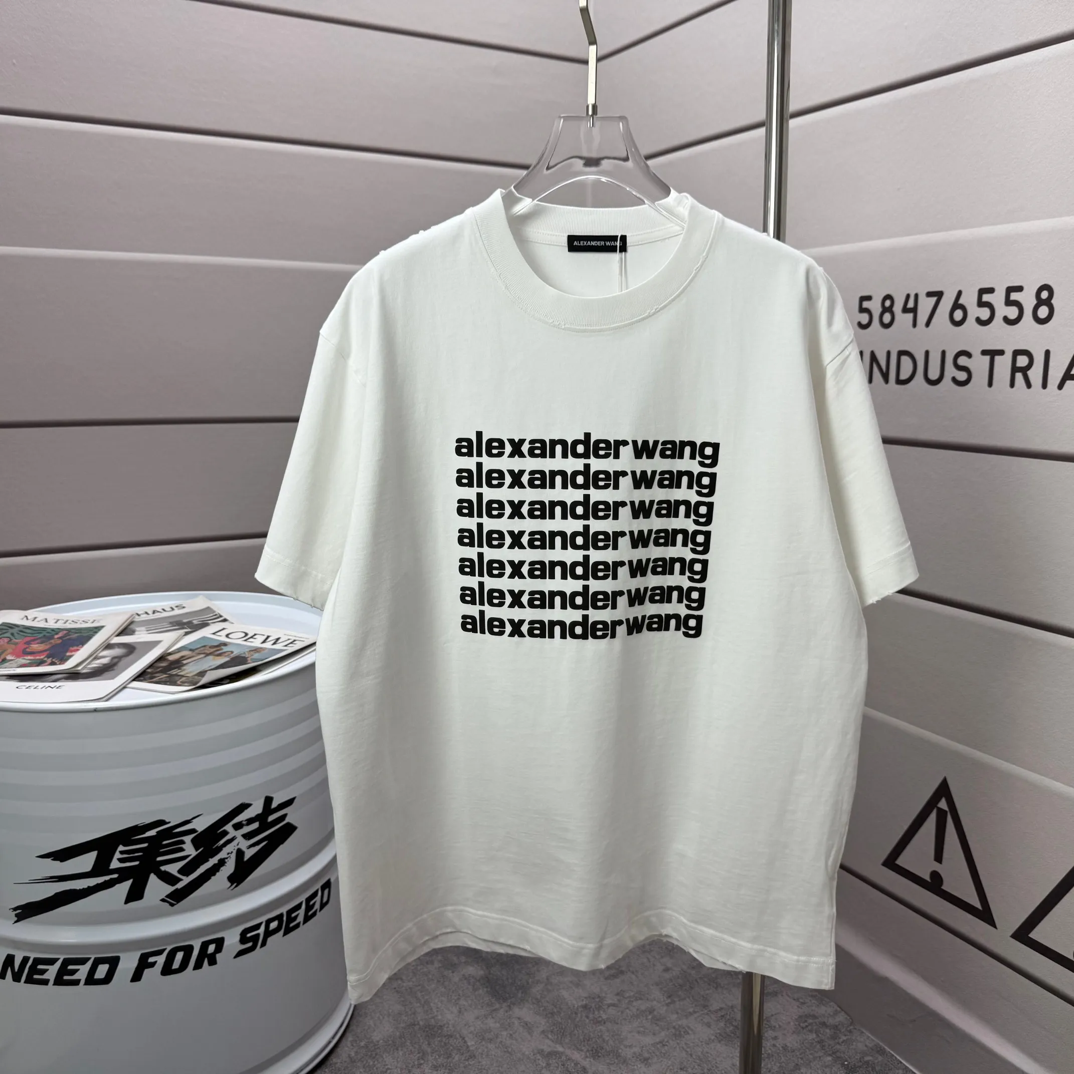 # 95 Alexand 2026 New Arrival tee Same Style : : Gray Size :S M L XL XXL Size： S （90-130 ） M （120-150 ） L （140-165 ） XL （160-180 ） XXL （180 ）
